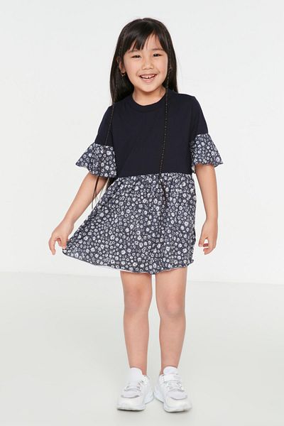 TRENDYOLKIDS Bluse - Dunkelblau - Relaxed Fit