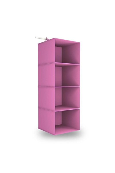 FırsatYeri Dolap Içi Asılabilir 4 Gözlü Katlanır Elbise Giysi Düzenleyici