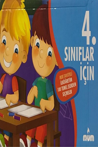 Mum Yayınları 4. Sınıflar İçin MEB Tavsiyeli 100 Temel Eserden Seçmeler (10 K...