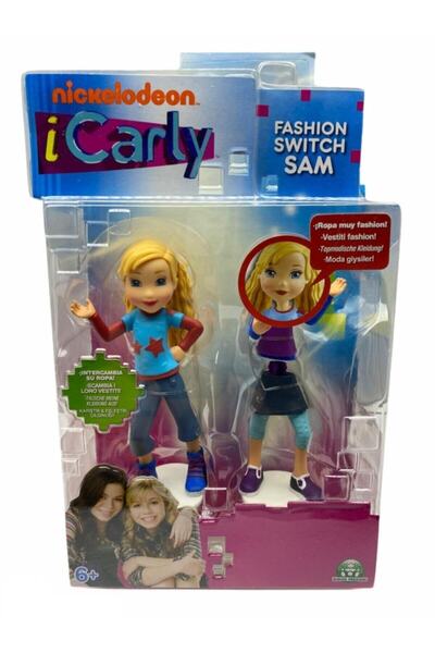 Nickelodeonn Icarly Moda Figürleri Orijinal Lisanslı Sam Bebek Harika Bok Aksesuarlı Set