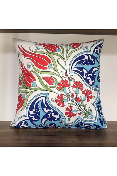 KIRLENTİM E217 Digital Printed Double Sided Patterned Throw Pillow Cover
