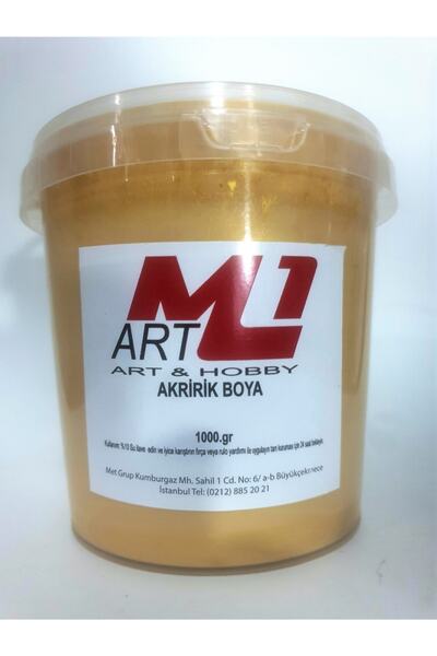 m1 art Akrilik Sedef Boya 1kg - 5 Renk Seceneği