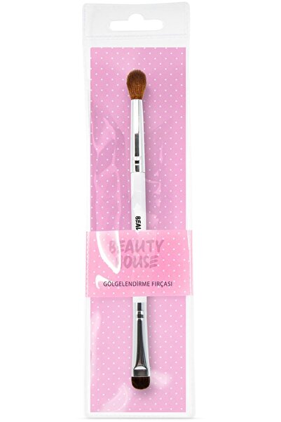 Beauty House العلامة التجارية: فرشاة مزج وتظليل ظلال العيون - سلسلة بيضاء الف...