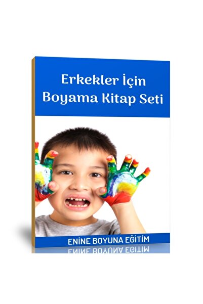 Enine Boyuna Eğitim Coloring Book Set for Men (2 Books)