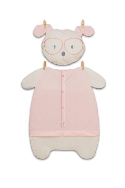 Bebitof Spectacled Rabbit Figured Bottom Opening Cushion