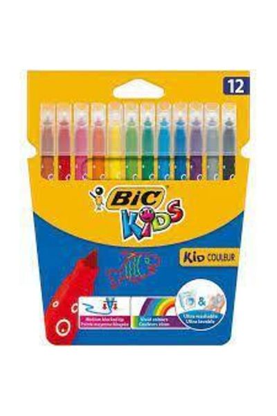 Bic Kids Felt Tip Pen, 12 Pack 920293   Modelled