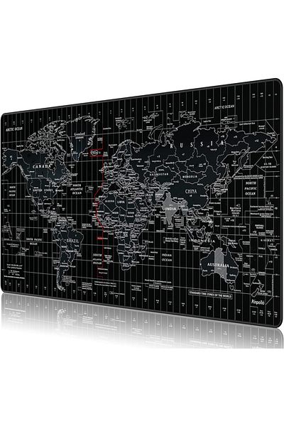 sgeteknoloji Mundo 90x40 Cm - Mouse Pad cusut cu bază anti-alunecare Speed