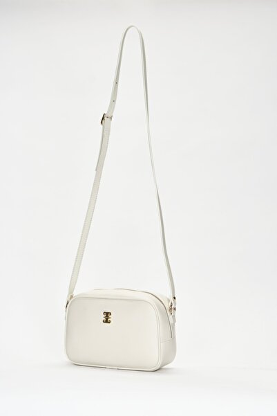 Pierre Cardin Біла жіноча сумка через плече з принтом 05PO22Y1538