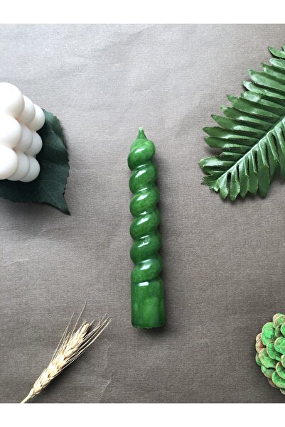 Elif Design Burgu Şamdan Mumu Tombik Kokulu Burgu Mum Spiral Mum