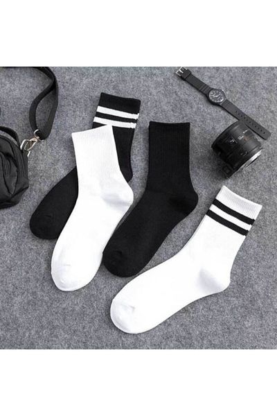 Dea Çorap Unisex Κάλτσες Koton College 4 συσκευασιών
