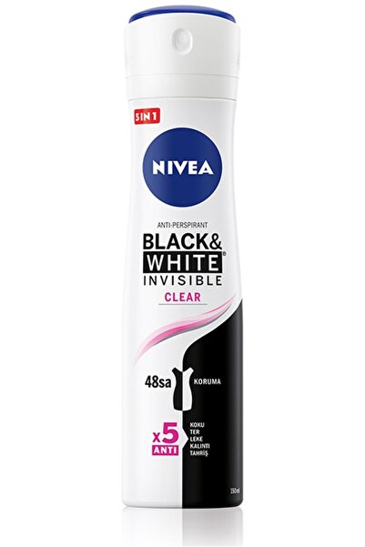 NIVEA Black White Invisible Clear 150 ml Kadın Deodorant SPSPYGNP609203