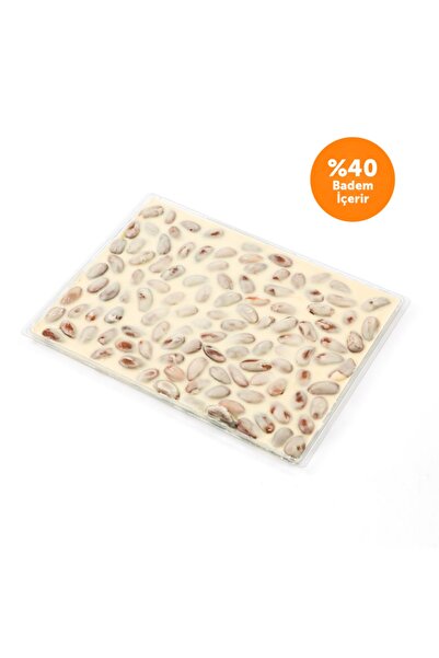 Melodi Çikolata Kır Kır Ye Bademli Beyaz Tablet Çikolata 300g
