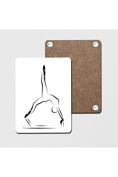 primero Poză abstractă de Pilates Tablou MDF 20x30 cm