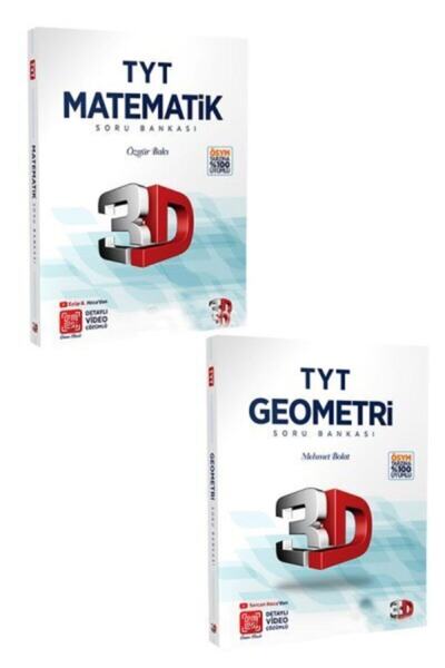 3D Yayınları Tyt Matematik Ve Geometri Soru Bankası Seti