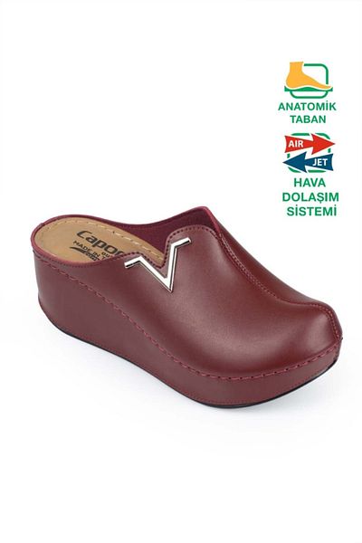 Capone Outfitters Papuci de mama cu toc pană, anatomici, moi, confortabili