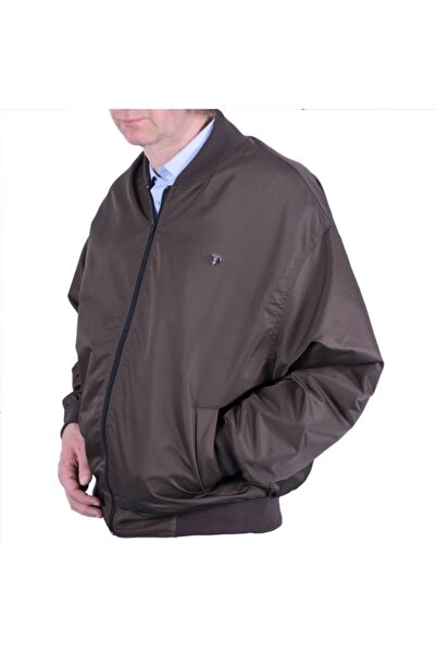 DERİNMAVİTASARIM Men's Large Size Oversize Autumn Coat in Black Navy Blue Colors