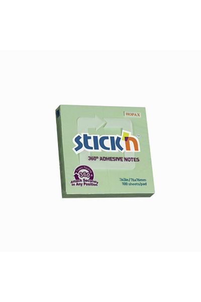 Gıpta Stickn ( 76*76 ) 360° Adhesive Green 100 Sheets