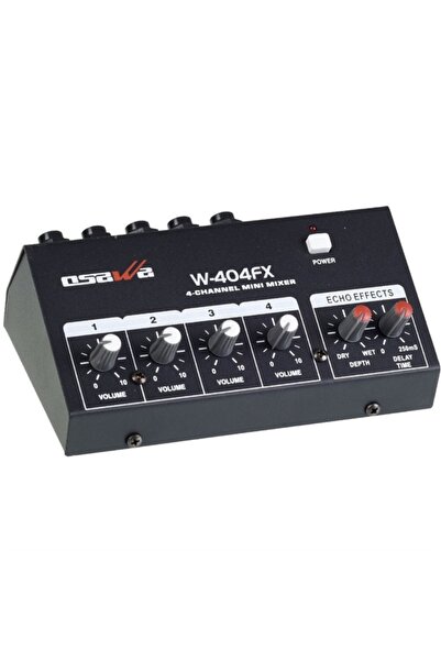 OSAWA 4 Kanal Mini Mixer 9v W-404 Fx