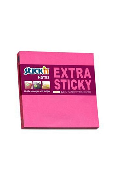 Gıpta Stickn ( 76*76 ) Extra Adhesive Neon Pink 90 Sheets