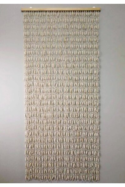 Cherry Collection Naturel Hasır Kapı Perdesi Halat Örgülü 90x190 Cm.