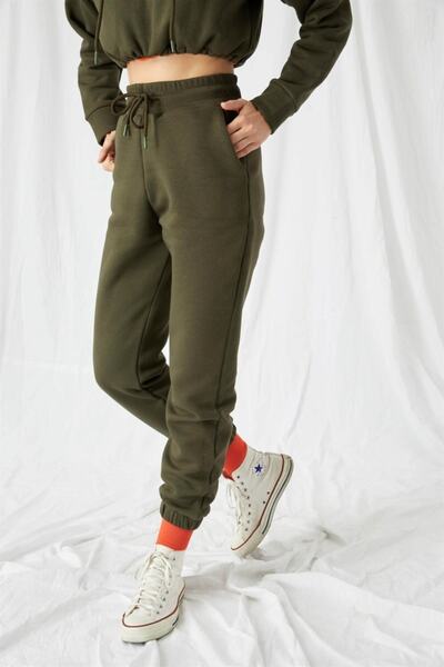 gothamvibes Γυναικεία φούτερ Jogger Khaki