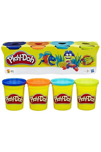 Play Doh 4 Color 448g Play-doh Dough - Blue, Orange, Turquoise, Yellow