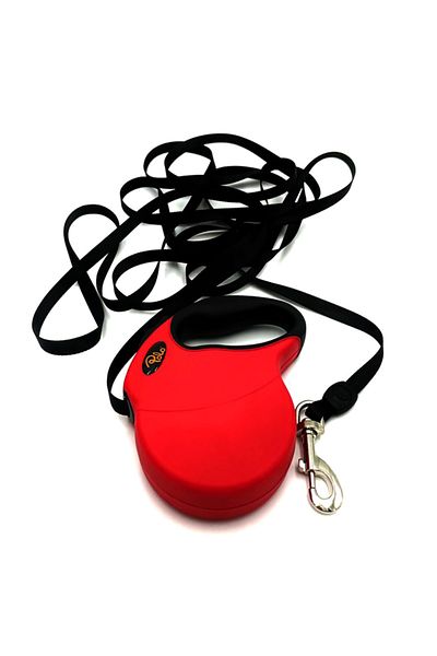 Tasma Market Red 5m 20kg Automatic Roller Dog Walking Collar