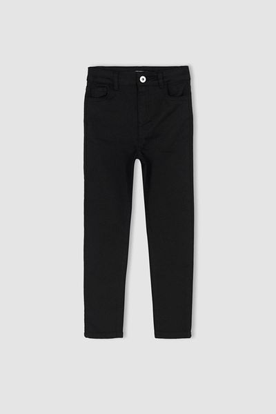 DeFacto Girl's Regular Fit Gabardine Trousers
