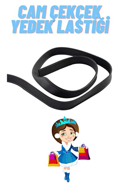 AYLA STAND 45 Cm Camsilme Çekçek Yedek Lastiği Kauççuk Lüks