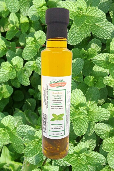 Karşı Köyden Gurme Serisi Taze Nane Çeşnili Natürel Sızma Zeytinyağı - 250ml
