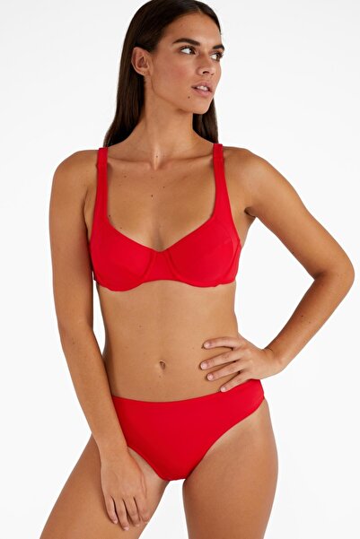 AYYILDIZ Bikini Set - Red - Plain
