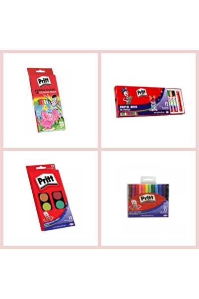 Pritt مجموعة قرطاسية العودة إلى المدرسة رقم:1