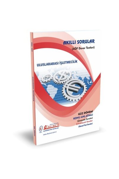 İlkumut Yayınları Aöf Uluslararası Işletmecilik Güz Dönemi Konu Anlatımlı Akı...