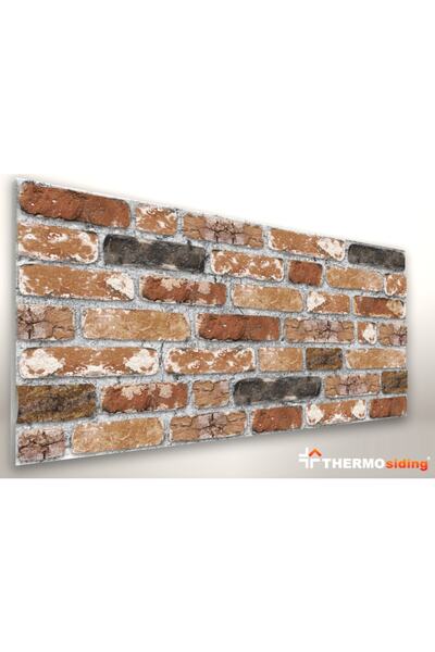 THERMOSİDİNG Barok Tuğla Taş Strafor Duvar Kaplama Paneli 10 Adet (100x50x2cm...