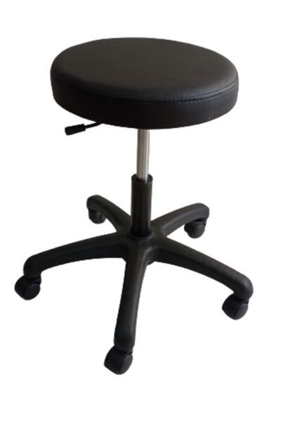 KamusalMarket Plastik Ayaklı Tabure Siyah