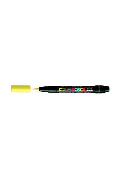 Uni Posca PCF-350 Painting Marker 1-10 mm Brush End YELLOW