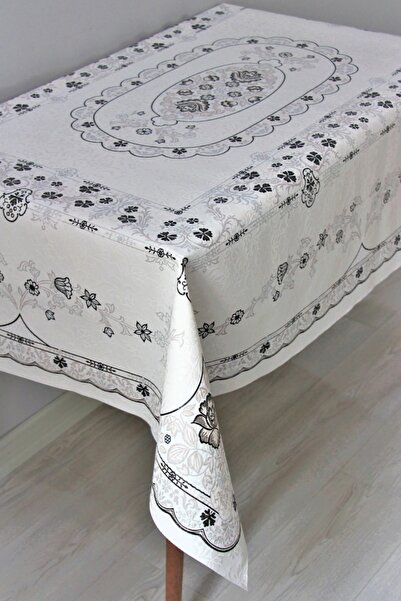 DedeEvTekstil Τραπεζομάντηλο από υφασμάτινο ύφασμα PVC 120x160 με επένδυση απ...