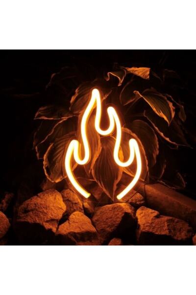 NeonSpectral Semn cu LED neon „foc”