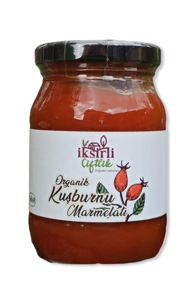 İksirli Çiftlik Organik Kuşburnu Marmelatı 190 Gr, Organik Elma Suyu Konsantreli