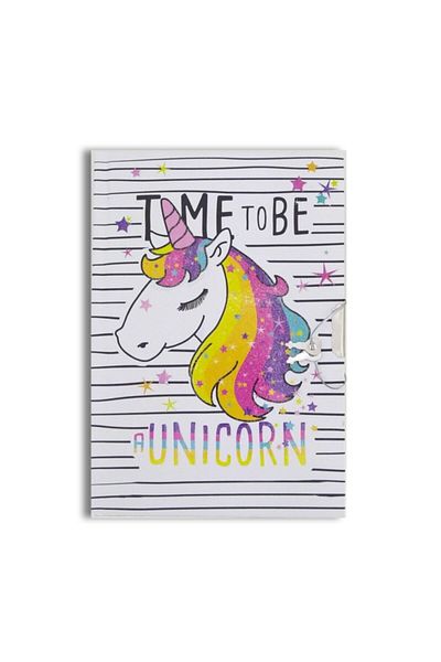 ÇINAR DEFTER Çınar Uni Note Jurnal și caiet de amintiri blocat Unicorn Time To Be