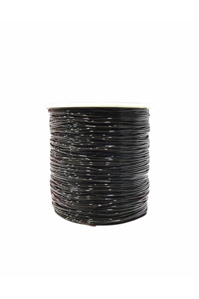 LİVZA BİJUTERİ Lastikli Misina ,siyah Renk 1 Mm 100 Mt Lastikli Misina