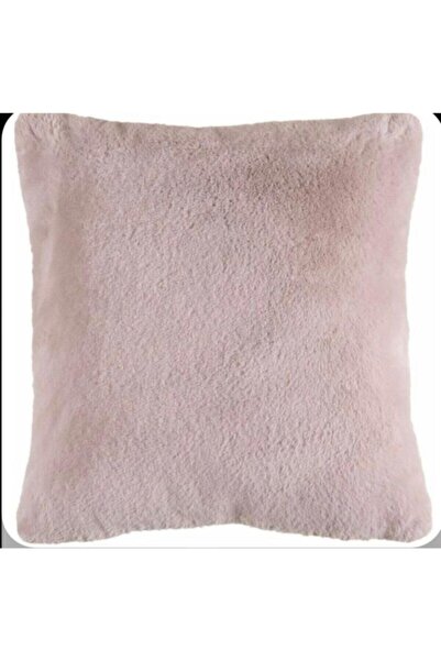 MER HOME Husă de pernă de pluș cu iepure (trandafir uscat)