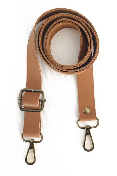 alfa tasarım atölyesi Hakiki Deri Çanta Sapı Antik Aksesuar (120 Cm)