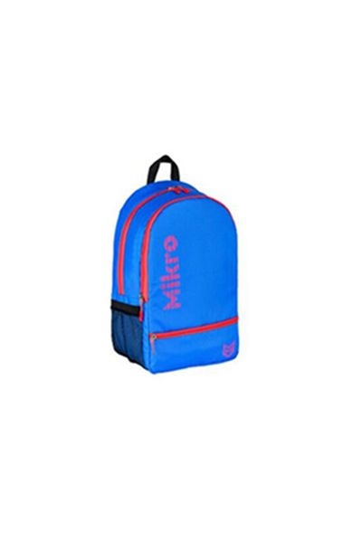 Mikro Rucsac de școală cu trei compartimente Mb 525 Albastru Roz