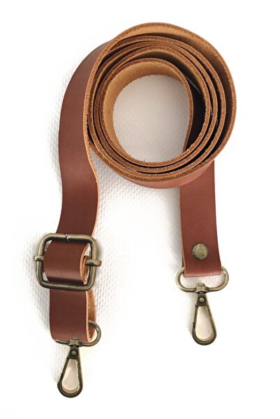 alfa tasarım atölyesi Hakiki Deri Çanta Sapı Antik Aksesuar (120 Cm)