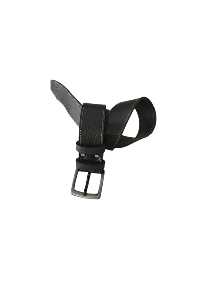 Lndr Black 4.5 Cm Leather Men's Belt 140 Cm