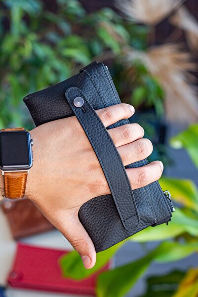 Garbalia Unisex Siyah Portföy Cüzdan