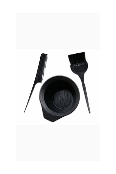 Ege Sir Hair Coloring Set Crepe Comb+Paint Brush+Paint Pot Triple Set