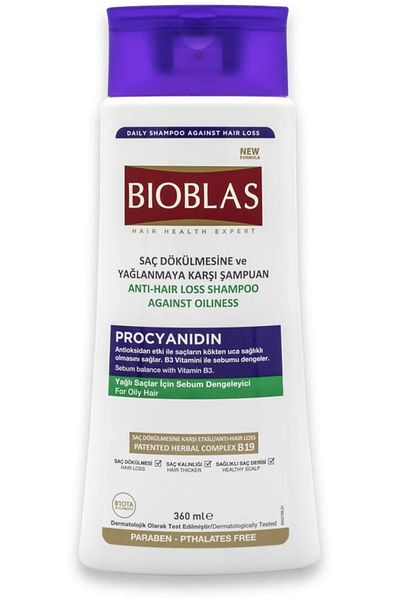 Bioblas Shampoo Procyanidin & Micellar (Oily Hair) 360 ml Category: Shampoo