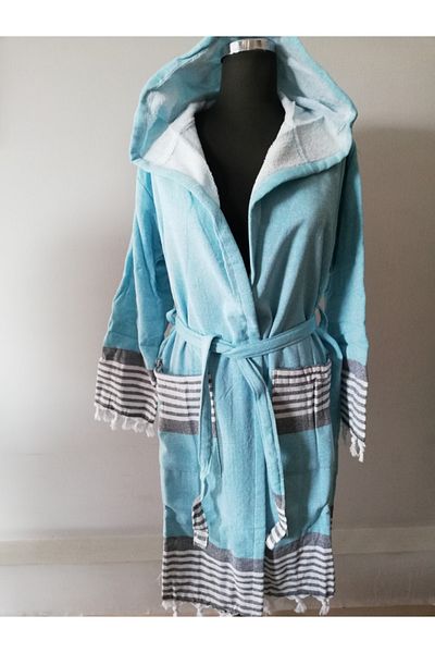 Çapa Home Hooded Peshtemal Bathrobe